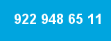 922 948 65 11 922 948 65 11